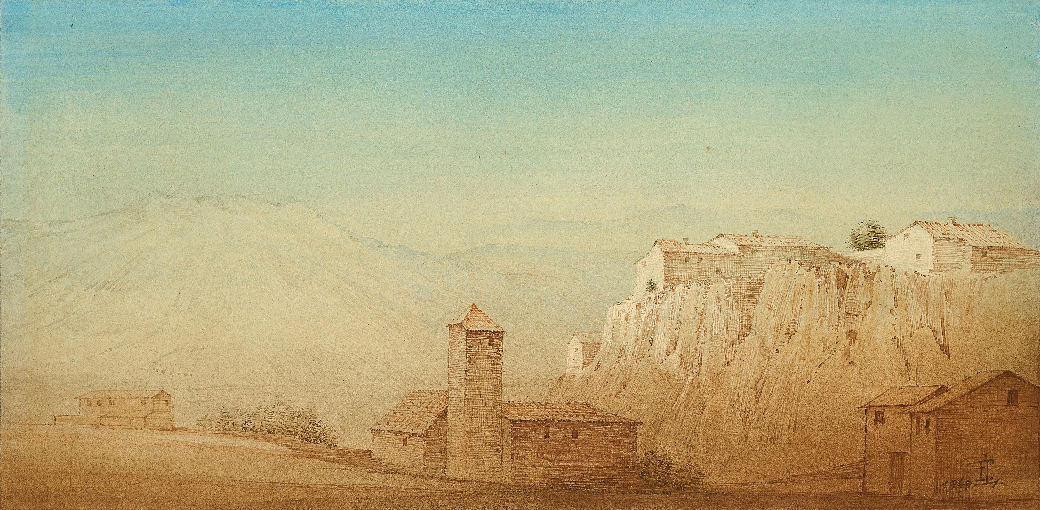 Franz Lenk - Dorfansicht.