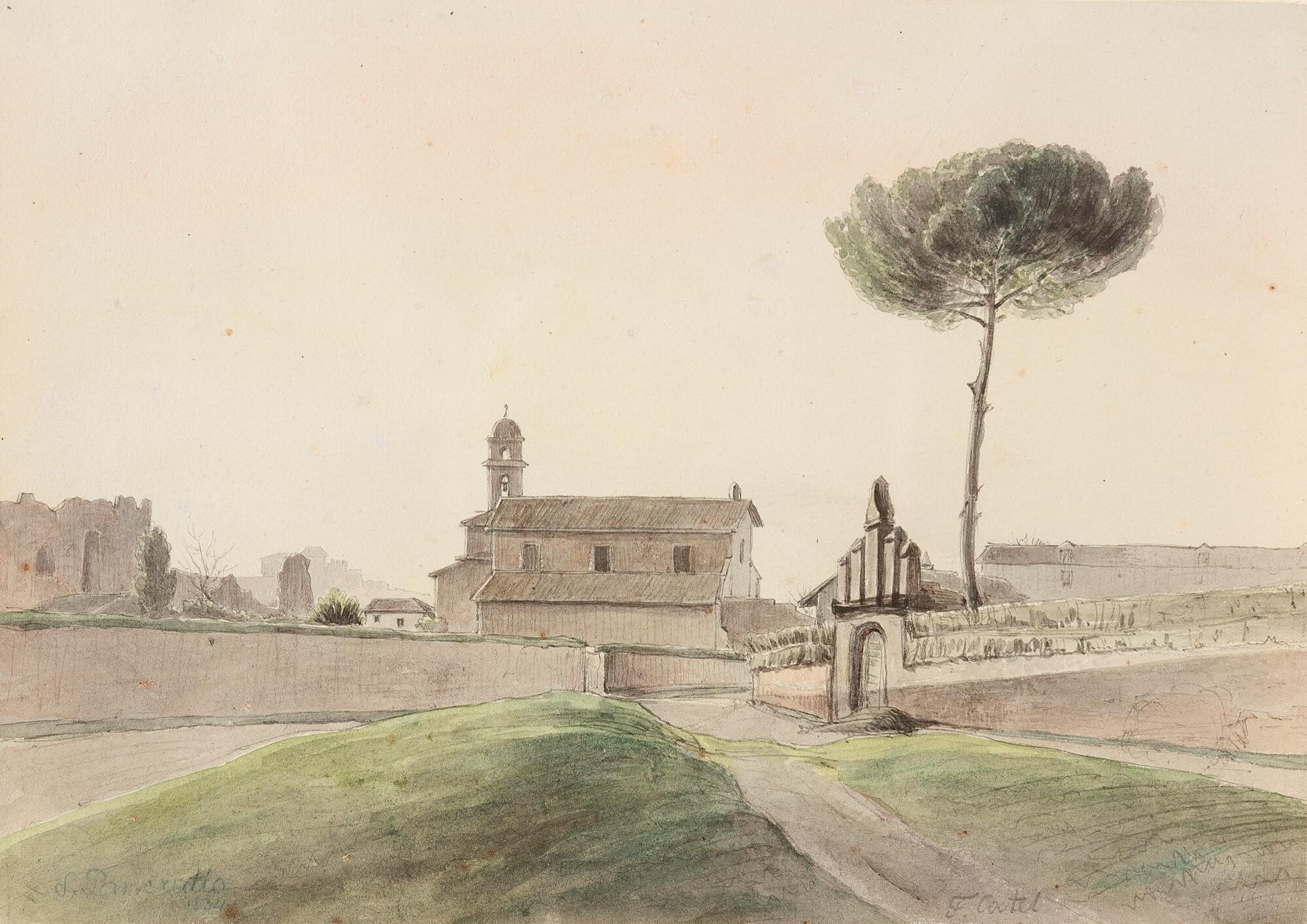 Franz Ludwig Catel - Blick auf San Pancrazio.