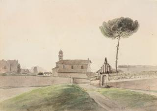 Franz Ludwig Catel - Blick auf San Pancrazio.