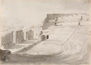 Franz Ludwig Catel - „Teatro tragico a Pompeji“.