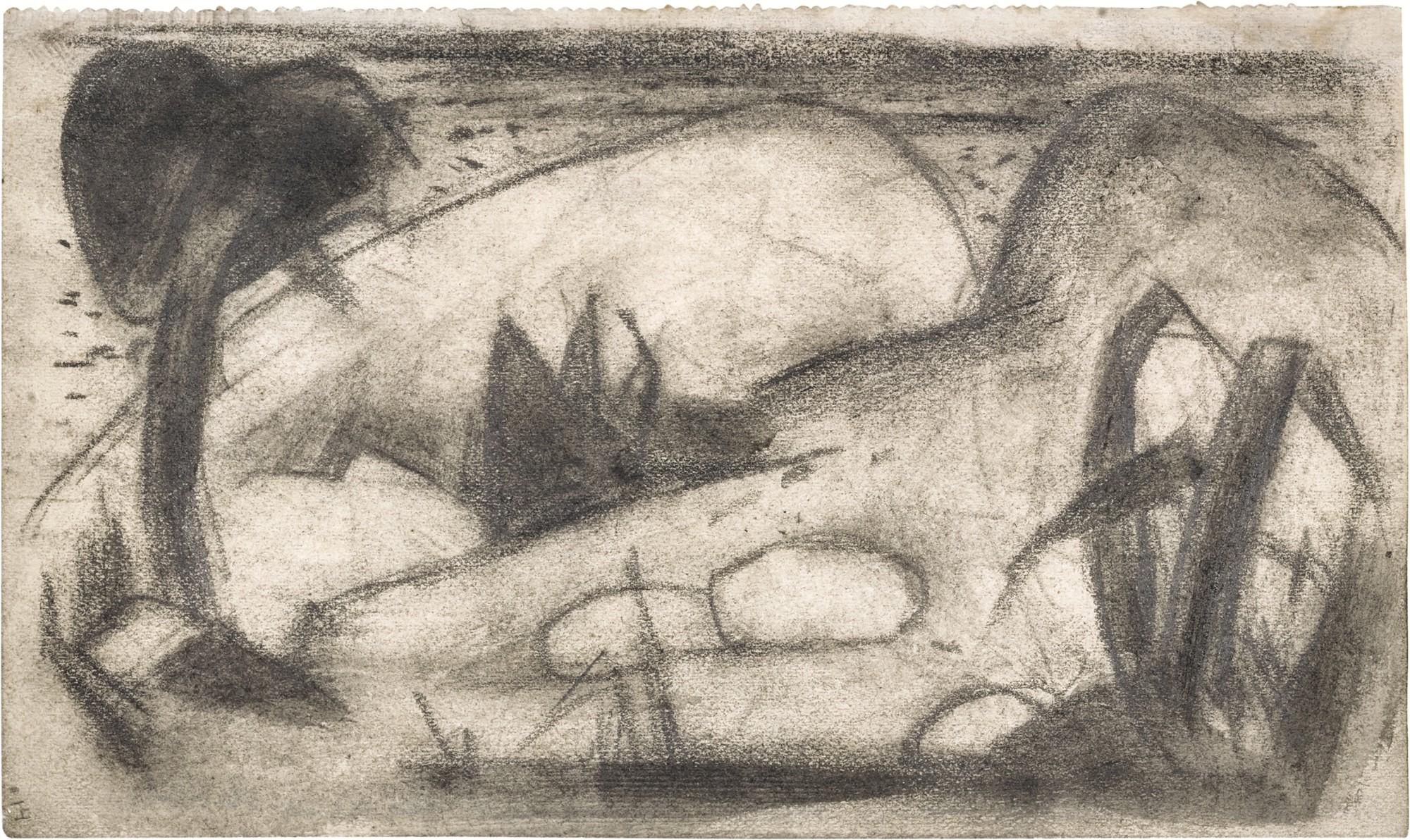 Franz Marc - Abstrahierte exotische Landschaft (Abstract Exotic Landscape)