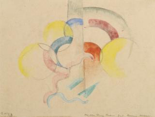 Franz Marc - Abstraktes Aquarell I (Abstract Watercolour I)