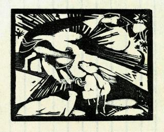 Franz Marc - Drei Tiere II