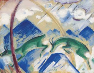 Franz Marc - Gemsen