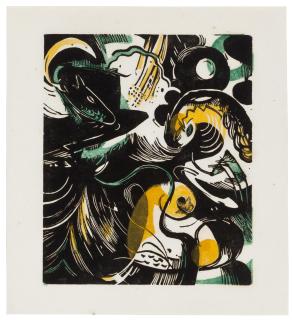 Franz Marc - Genesis II (Schöpfungsgeschichte II)