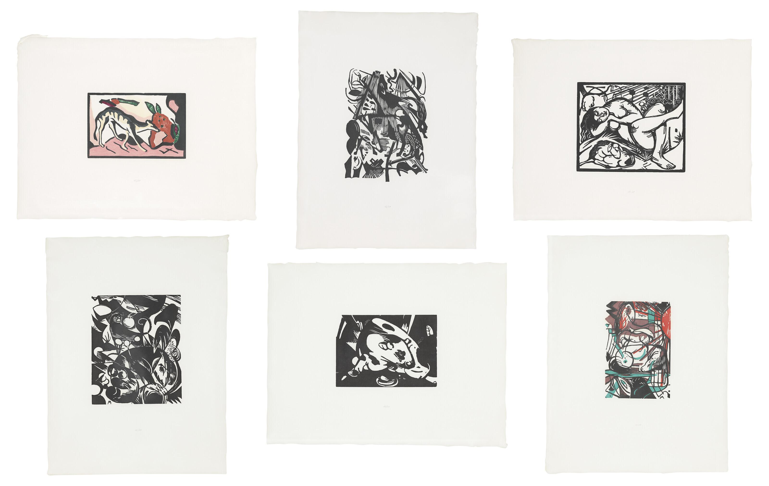 Franz Marc - Holzschnitte