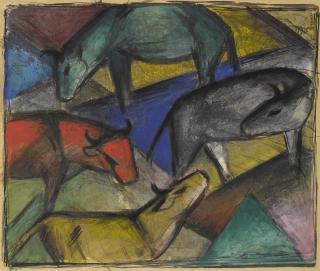 Franz Marc - Kühe (Cows)