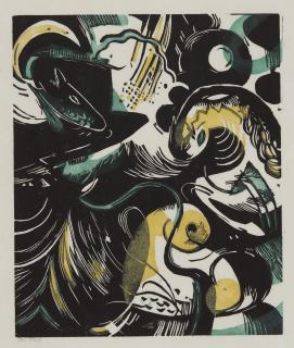 Franz Marc - Schöpfungsgeschichte Ii (Lankheit 843)