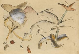 Franz Marc - Springendes Reh In Blumen (Deer Leaping Among Flowers)