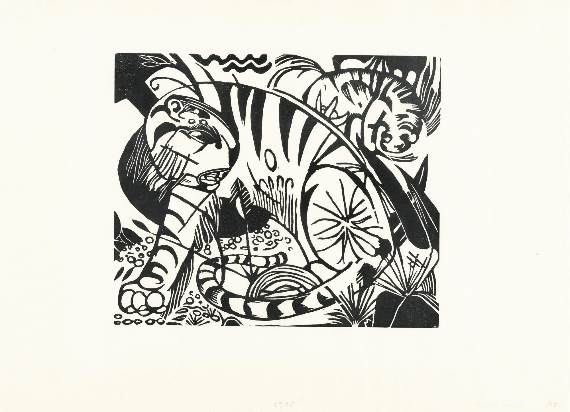 Franz Marc - Tiger