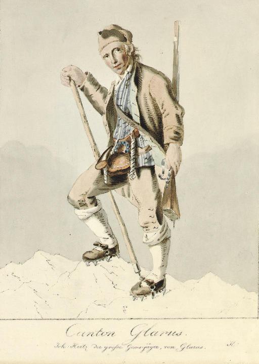 Franz Niklaus König - Canton Glarus. Joh: Heitz der grosse Gems=jäger, von Glarus