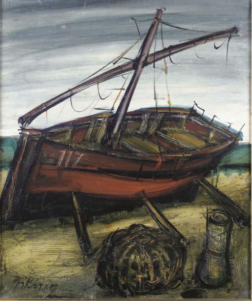 Franz Priking - Bateau sur cales