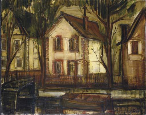 Franz Priking - Maisons sur les quais