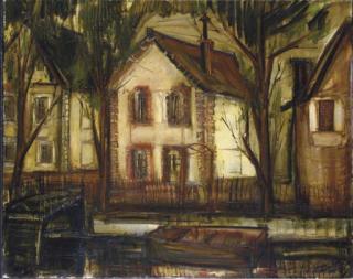 Franz Priking - Maisons sur les quais