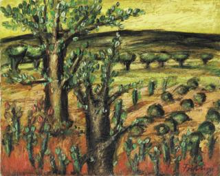 Franz Priking - Paysage de Provence