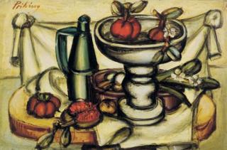 Franz Priking - Still life of fruit on a table