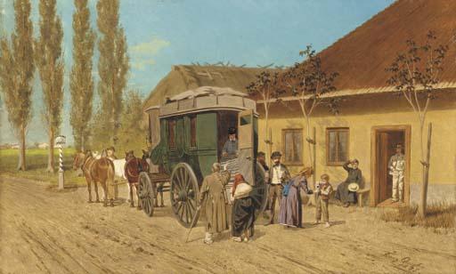 Franz Quaglio - Waiting to depart