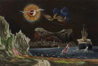 Franz Radziwill - Landschaft mit der Blumensonne