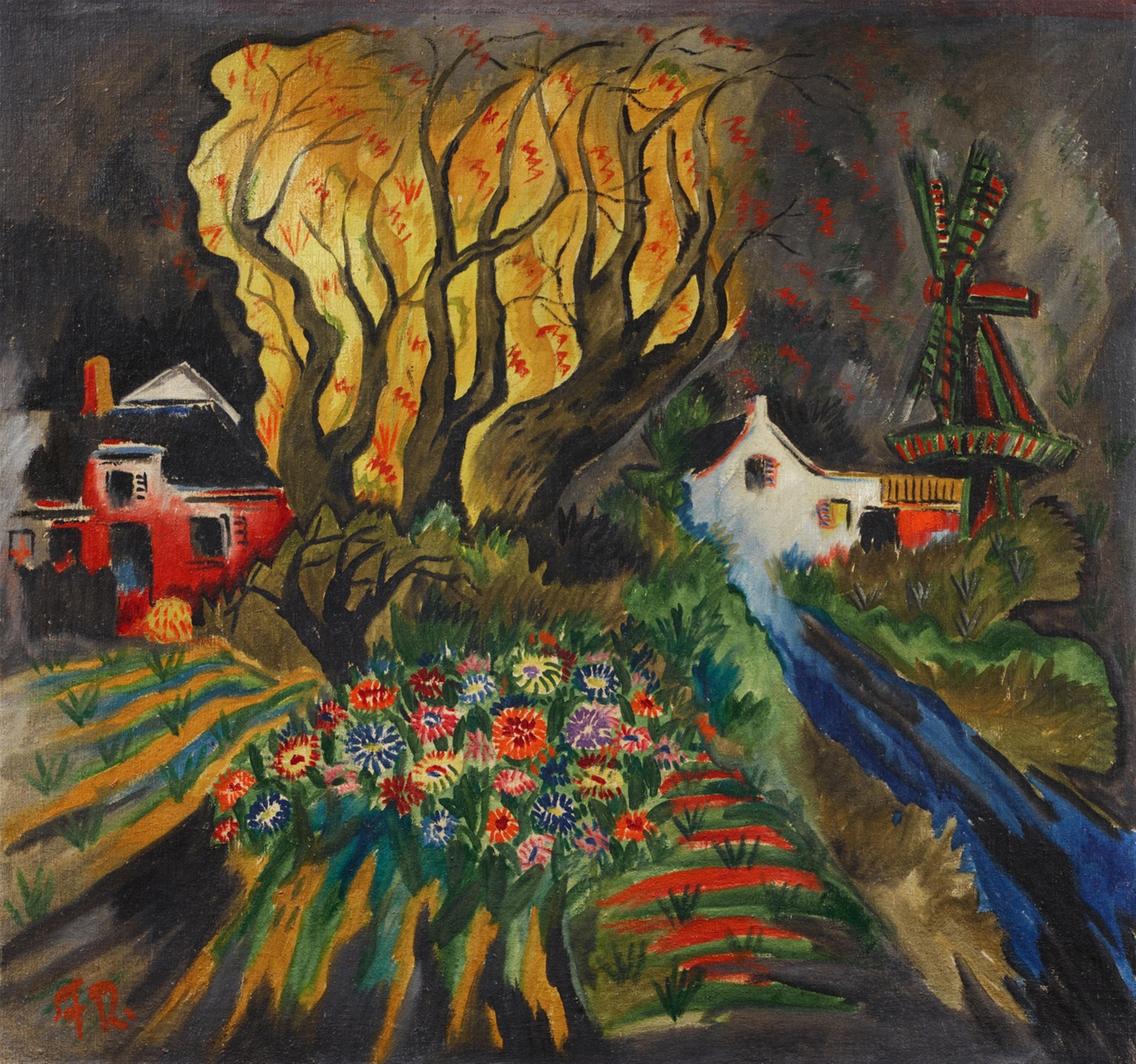 Franz Radziwill - Landschaft mit gelben Bäumen