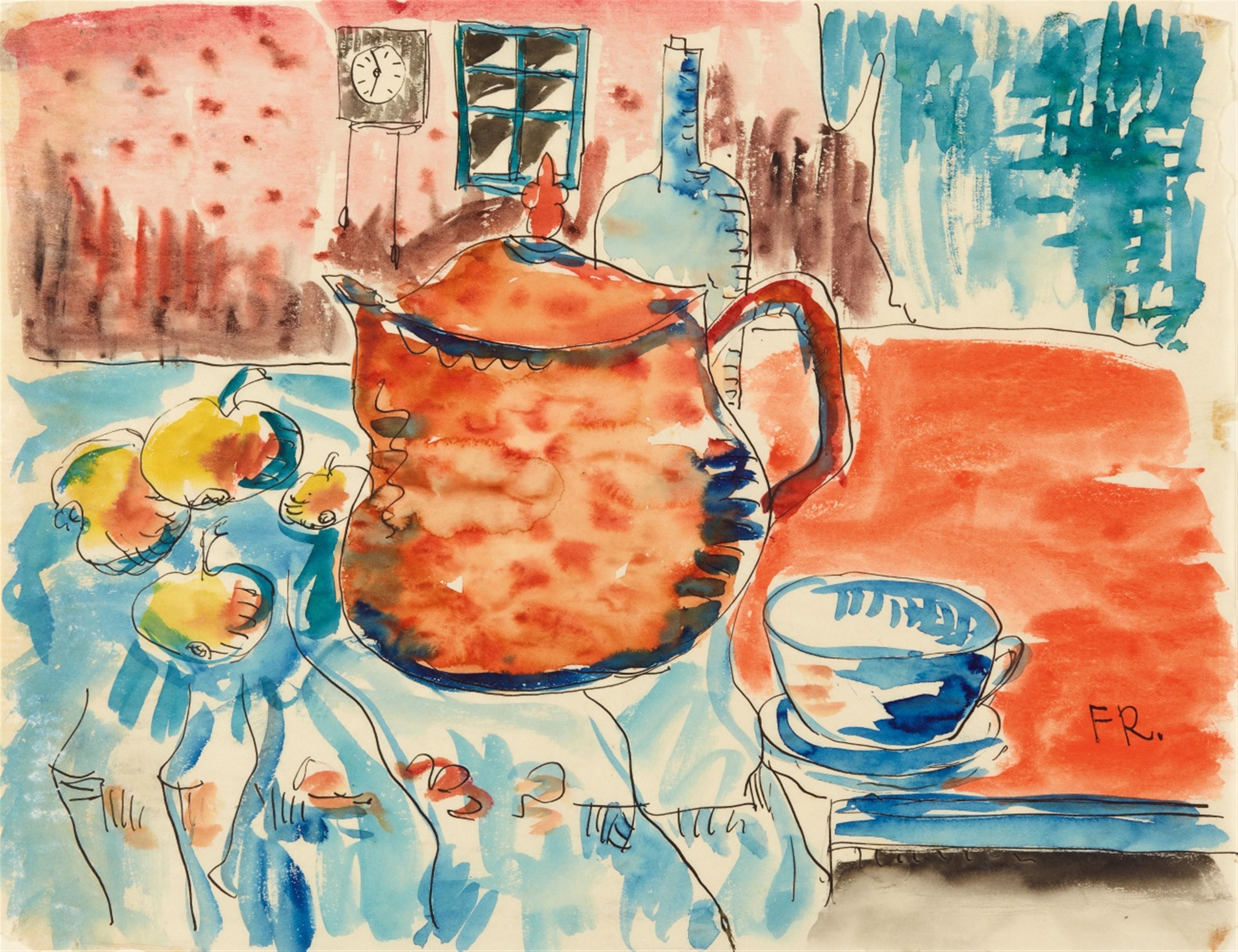 Franz Radziwill - Stillleben mit Kanne