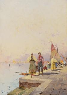Franz Richard Unterberger - A Sunny Day In Venice