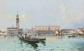 Franz Richard Unterberger - Austrian grand Canal, Venice