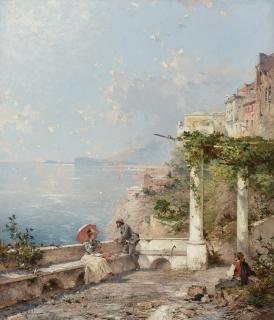 Franz Richard Unterberger - Austrian sorrento, On The Bay Of Naples