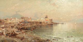 Franz Richard Unterberger - Torre del Greco, Bay of Naples