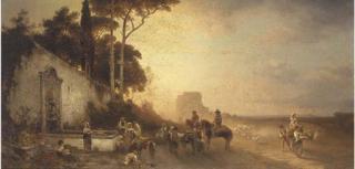 Franz Richard Unterberger - Via Appia, Roma