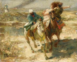 Franz Roubaud - Frauenraub im Kaukasus