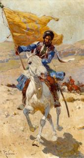 Franz Roubaud - Kaukasischer Reiter