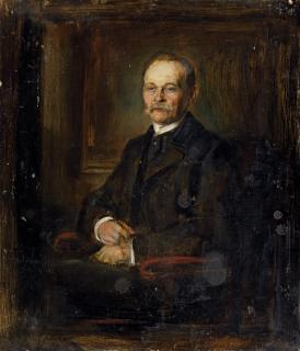 Franz Seraph von Lenbach - Porträtstudie Fürst Reuss