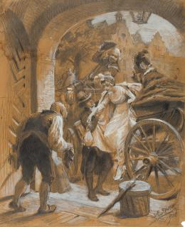 Franz Simm - Galanter Besuch.