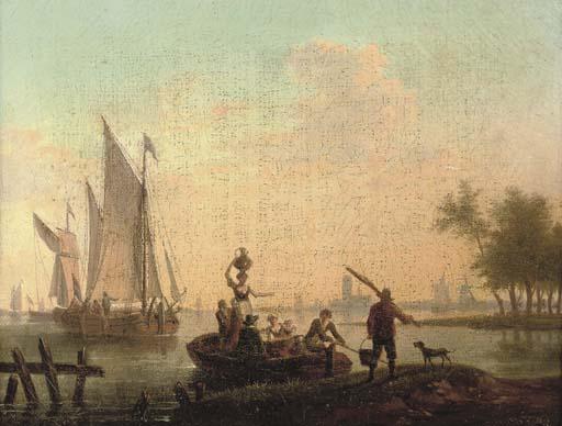 Franz Swagers - A ferry boat disembarking its passengers