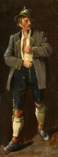 Franz von Defregger - Bayerischer Gebirgler