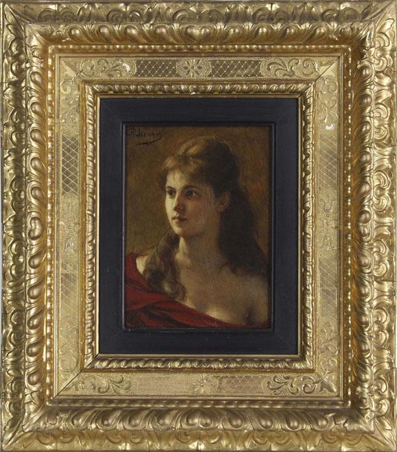 Franz von Defregger - Mädchenporträt