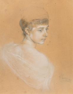 Franz von Lenbach - Bildnis der Charlotte von Sachsen-Meiningen