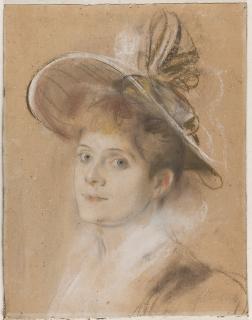 Franz von Lenbach - Bildnis einer Dame