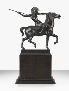 Franz Von Stuck - \'Amazon\' A Sculpture, Designed 1897, Executed Circa 1900