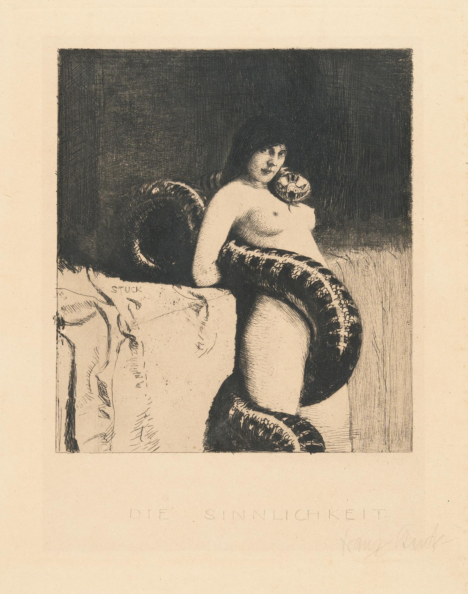 Franz von Stuck - „Die Sinnlichkeit“