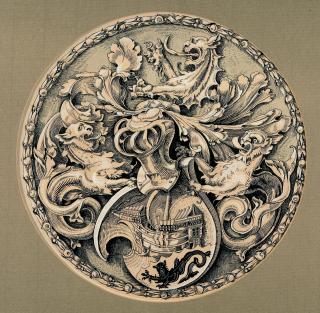 Franz von Stuck - Entwurf für ein Wappen.