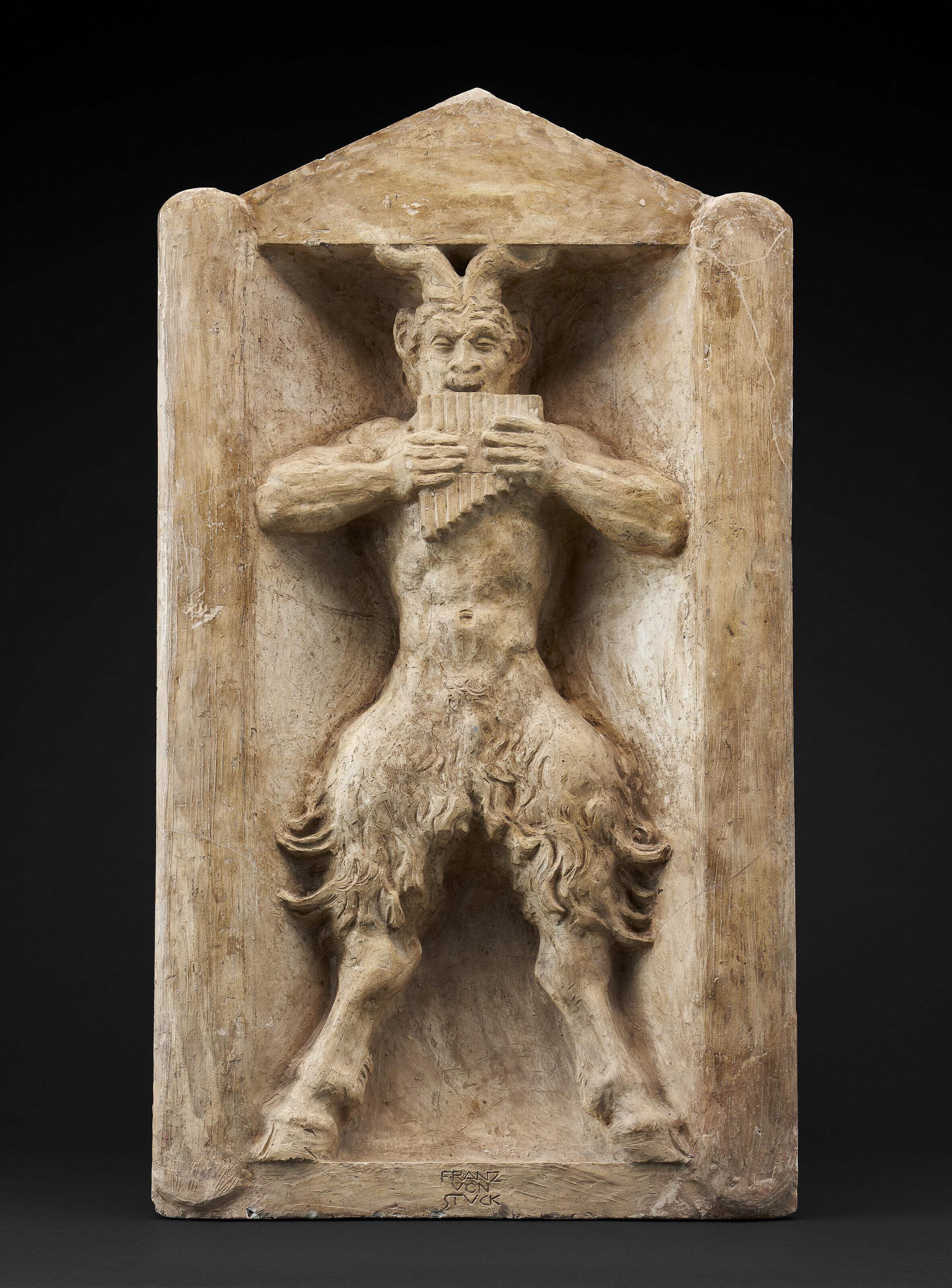 Franz Von Stuck - Flöte blasender Faun (Syrinx Pan)