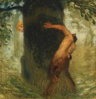 Franz Von Stuck - German Neckerei (The Tease)
