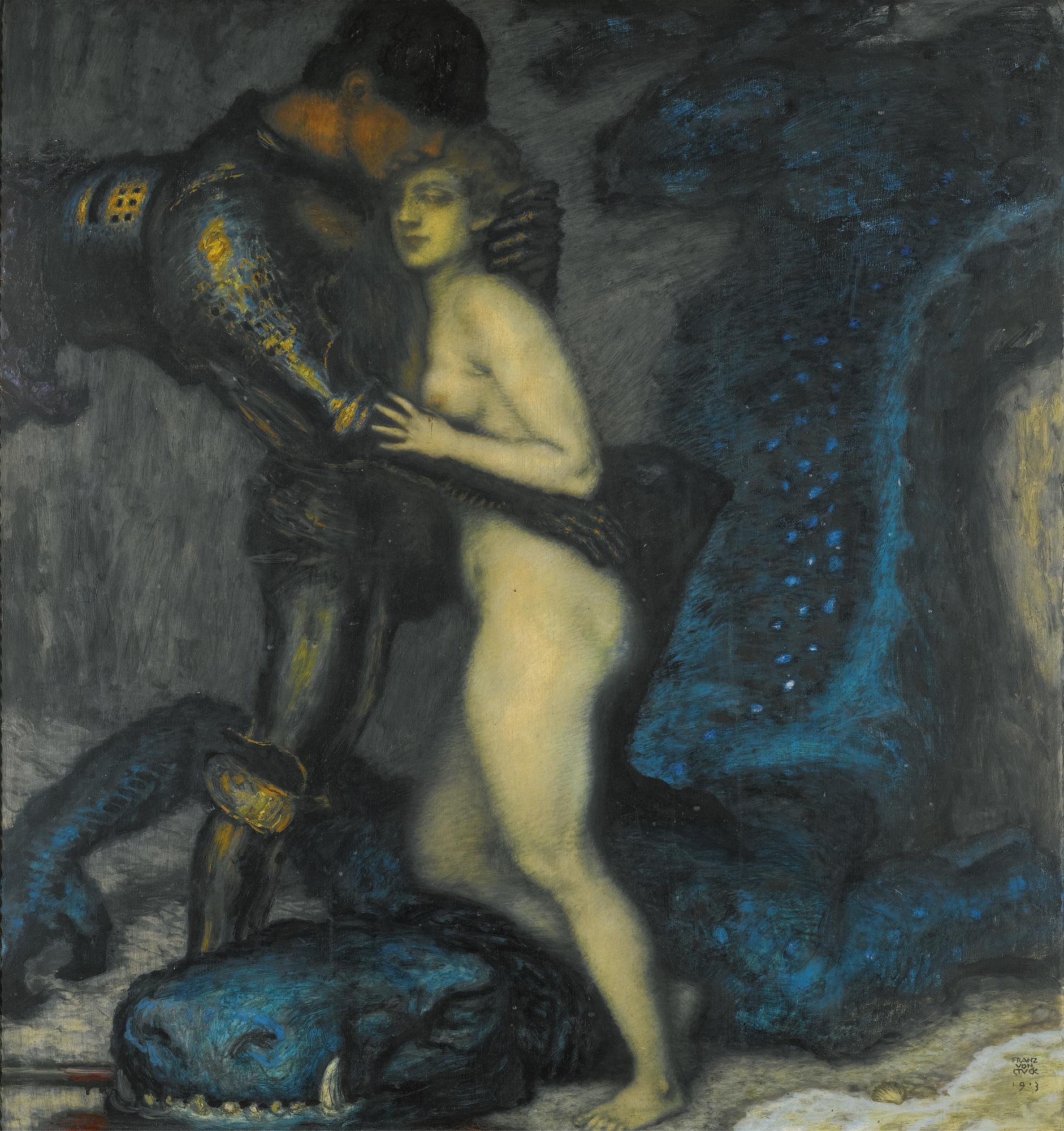 Franz Von Stuck - German the Dragon Slayer
