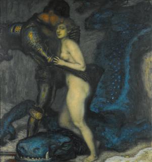 Franz Von Stuck - German the Dragon Slayer