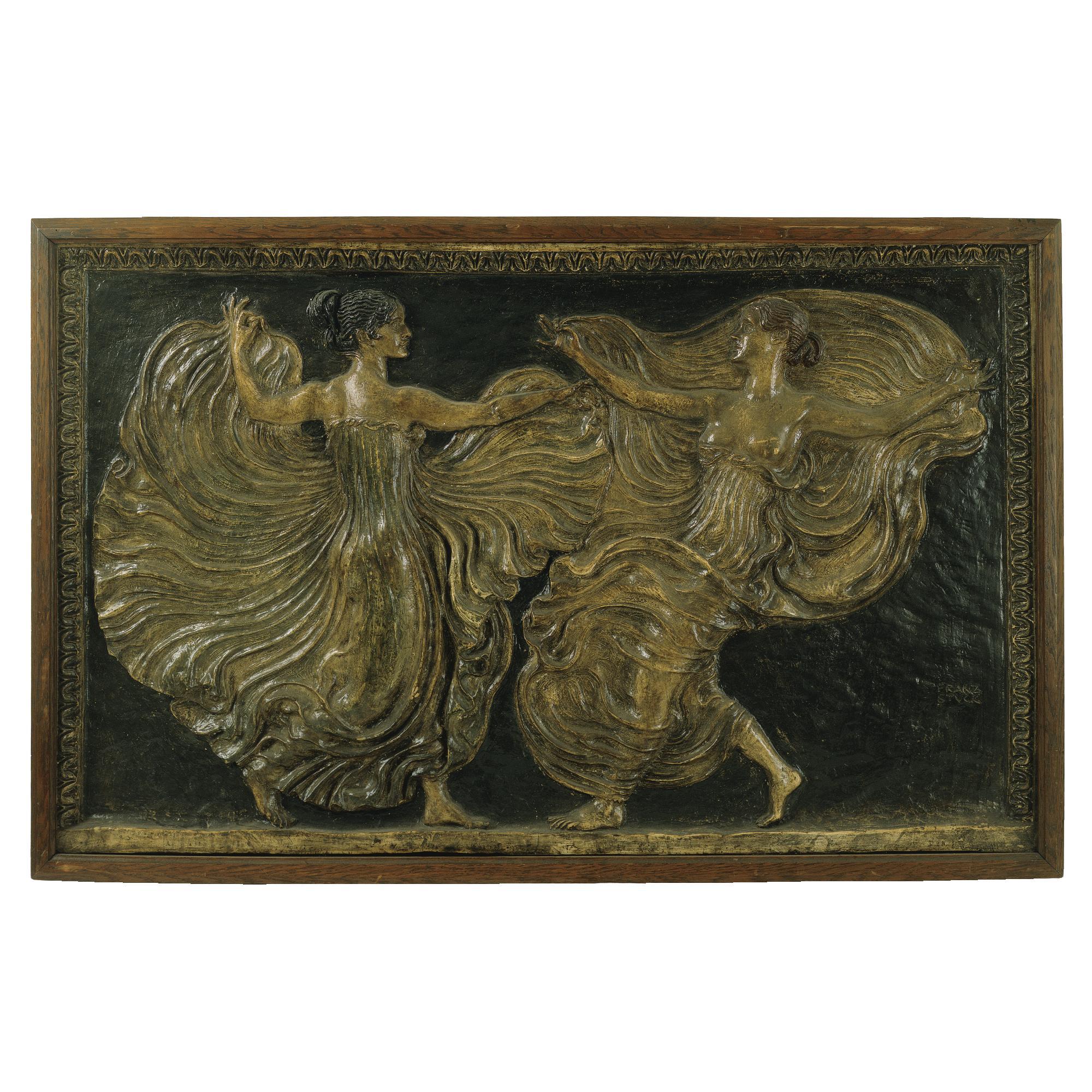 Franz von Stuck - Germanserpentinen Tänzerinnen (Serpentine Dancers)