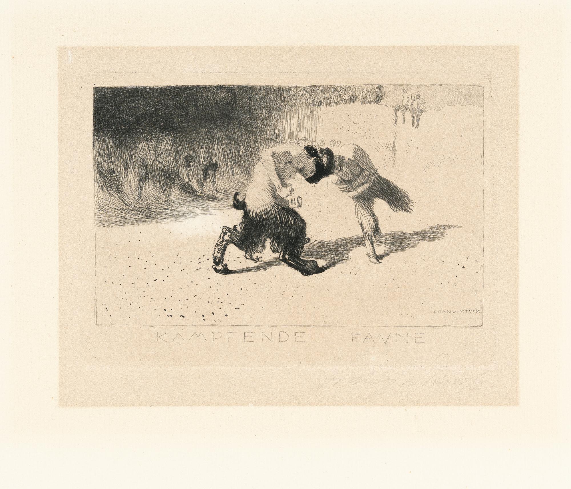 Franz von Stuck - „Kämpfende Faune“