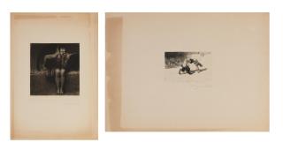 Franz Von Stuck - Luzifer; Kämpfende Faune