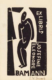 Franz W. Seiwert - Ex libris Josefine Eleonore Bamann.