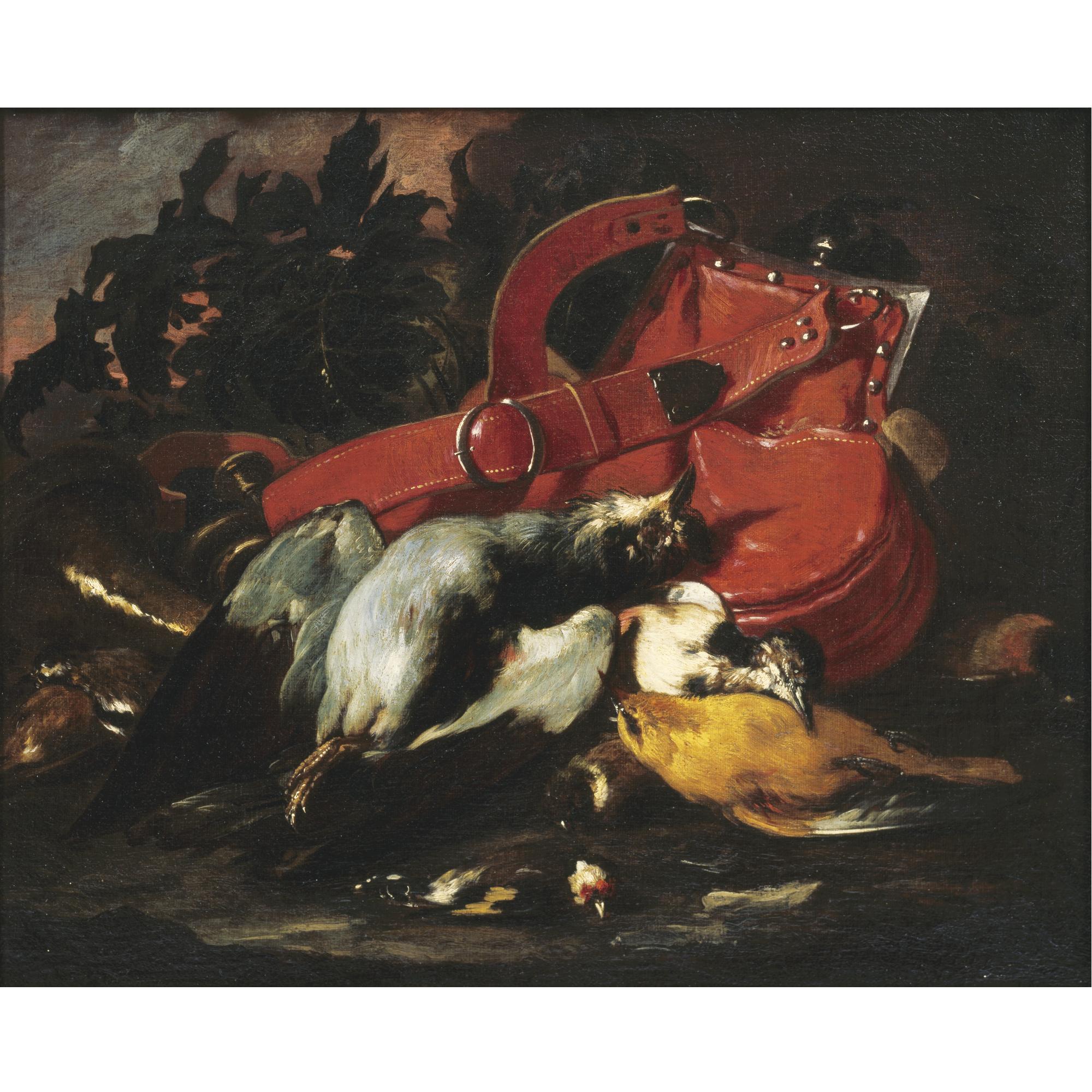 Franz Werner von Tamm - Still Life With Dead Game And Songbirds